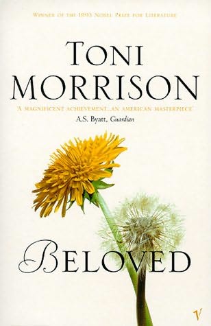 "1997 Novel Cover of the book 'Beloved' by Toni Morrison"