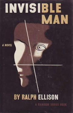 Invisibile Man book cover by Ralph Ellison