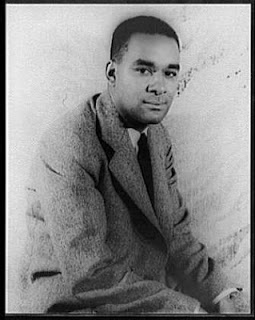 Black and white portrait of Richard Wright