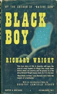 "Cover of the book 'Black Boy' by Richard Wright"