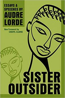 Book Cover "Sister Outsider" by Audre Lorde