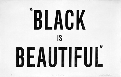 "'Black is Beautiful' graphic"