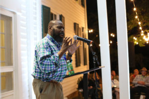 "Randall Kenan at Southern Foodways Alliance 2018."