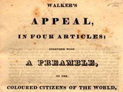 "Walker's Appeal in Four Articles"