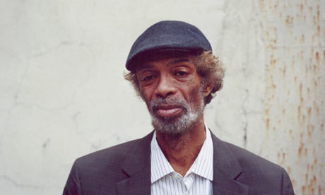 "An elderly Gil Scott-Heron"