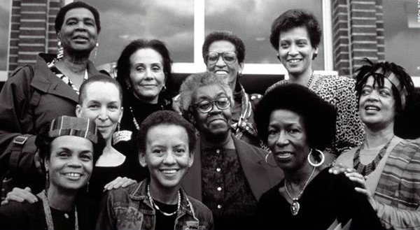 "Gwendolyn Brooks with other female writers"