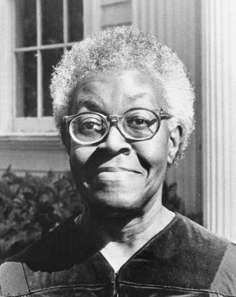 "Black and white image of Gwendolyn Brooks"