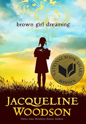 "Cover of the book 'brown girl dreaming' by Jacqueline Woodson"