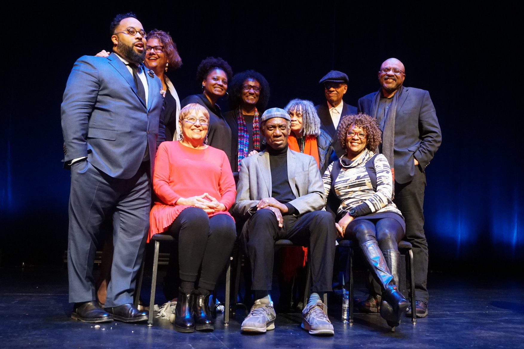 Kevin Young, Elizabeth Alexander, Toi Derricotte, Tracy Smith, Harriette Mullen, Yusef Komunyakaa, Sonia Sanchez, Haki Madhubuti, Rita Dove and Kwame Dawes