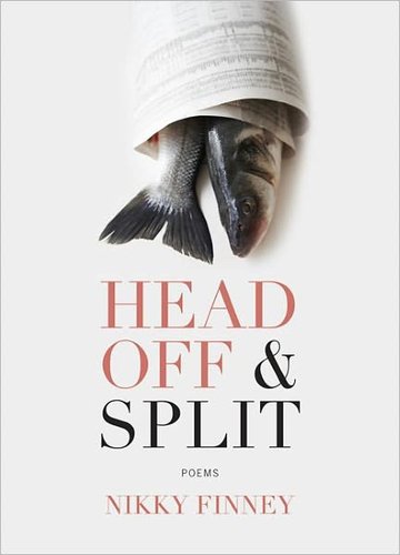 "Cover of the book 'Head Off & Split' by Nikky Finney"