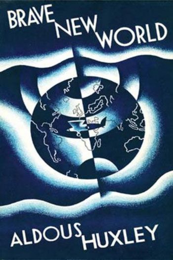 "Cover of the book 'Brave New World' by Aldous Huxley"