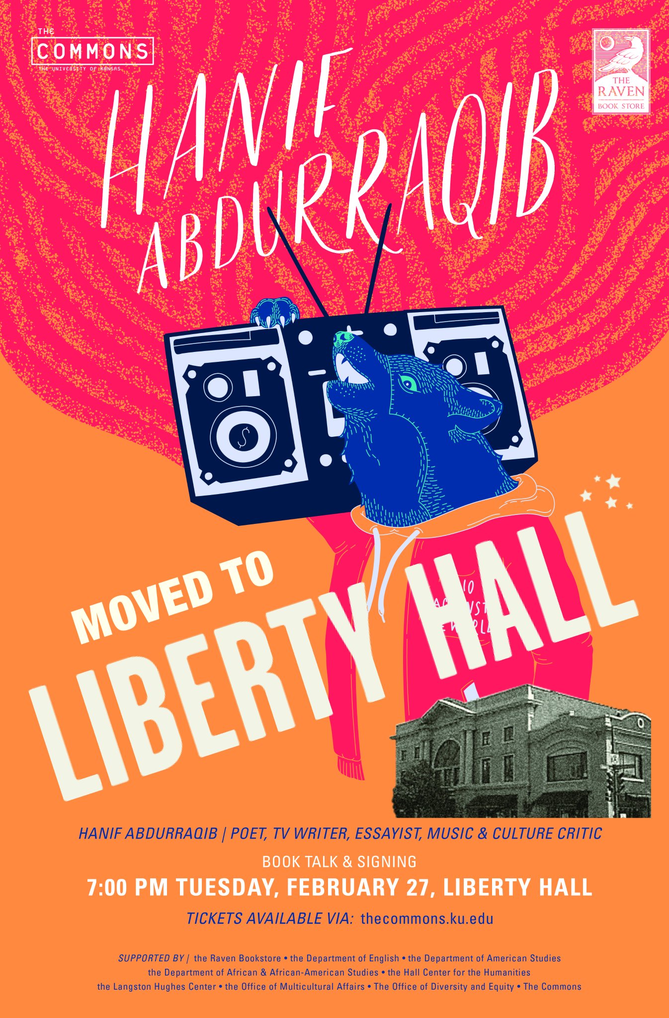 Hanif Abdurraqib Book Talk and Signing poster