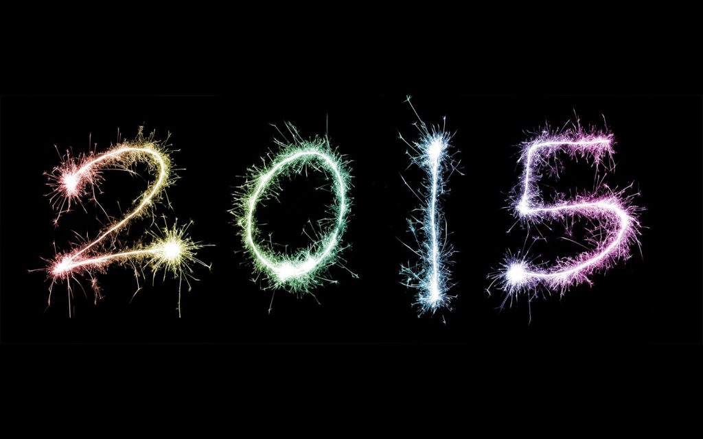 "2015 New Year's Fireworks Sign"