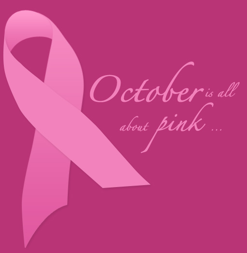 "Pink ribbon for breast cancer awareness"