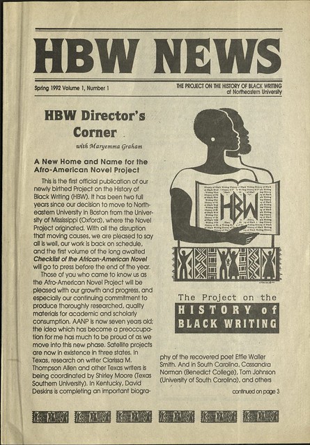 Front page of the first issue of HBW News newsletter in Spring 1992